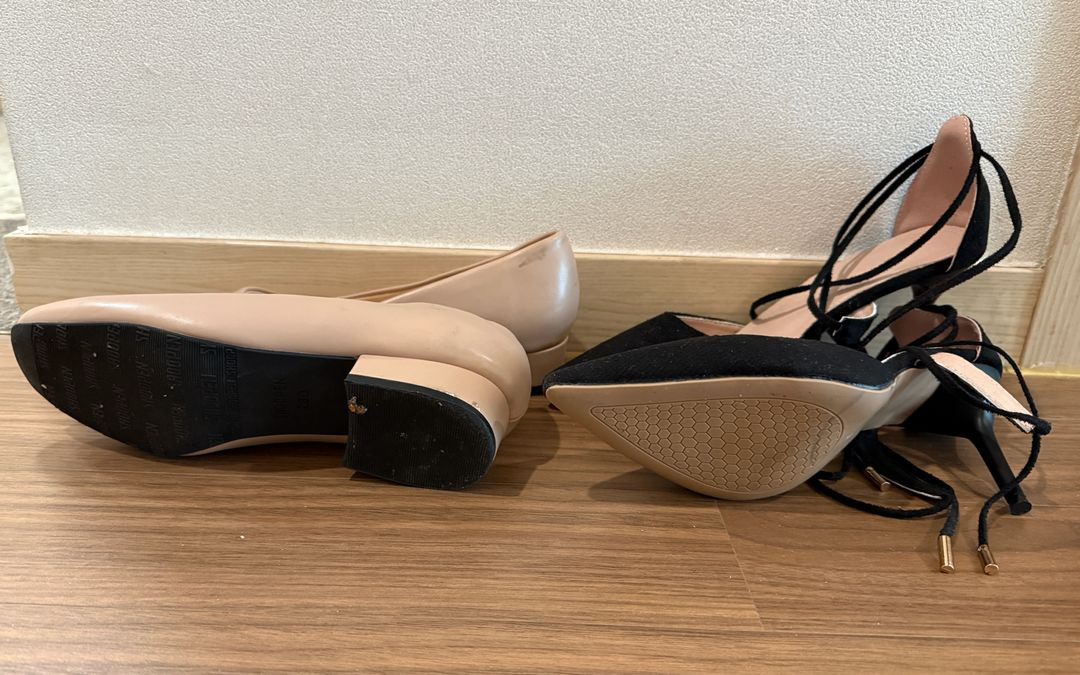 SHOOPEN SHOETANDARD 플랫슈즈 / 힐 2종 일괄(230mm 이미지