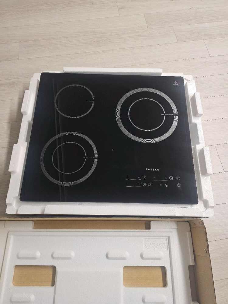 (미사용 새제품)파세코 3구 하이라이트 쿡탑 PEC-BHL3671C 이미지