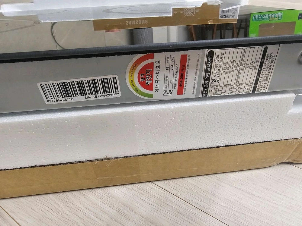 (미사용 새제품)파세코 3구 하이라이트 쿡탑 PEC-BHL3671C 이미지