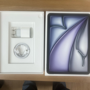 새상품급) 아이패드 에어 11 M4 wifi 128 스그 풀박 이미지
