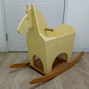 다용도 인테리어 원목 흔들목마 이미지