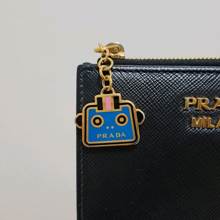 [100%/정품] 프라다 사피아노 로봇 컴팩트 지갑, 프라다지갑,프라다반지갑 이미지