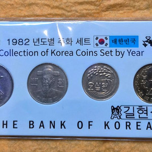 1982년도 4종 주화세트 이미지