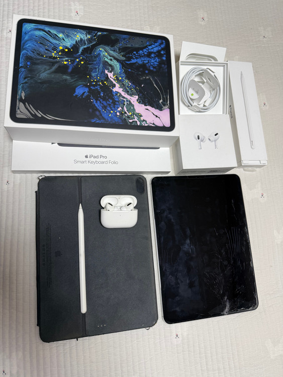 아이패드 프로1세대 11인치 256기가 셀룰러 외 부가기기 팝니다. 이미지