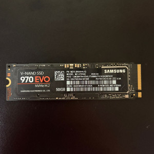삼성 SSD 970 evo nvme m.2 500gb 이미지