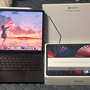 아이패드 프로12.9+애플펜슬2+키보드케이스 이미지