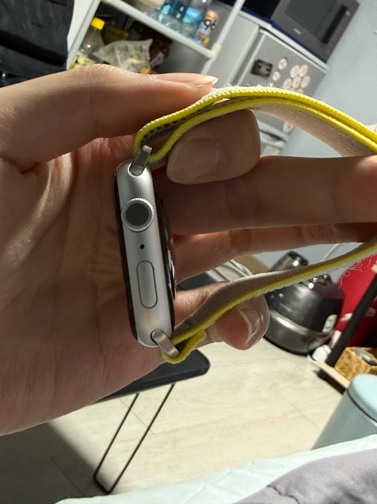 애플워치9 45mm 실버 판매 이미지