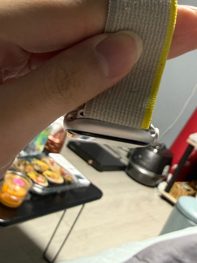 애플워치9 45mm 실버 판매 이미지