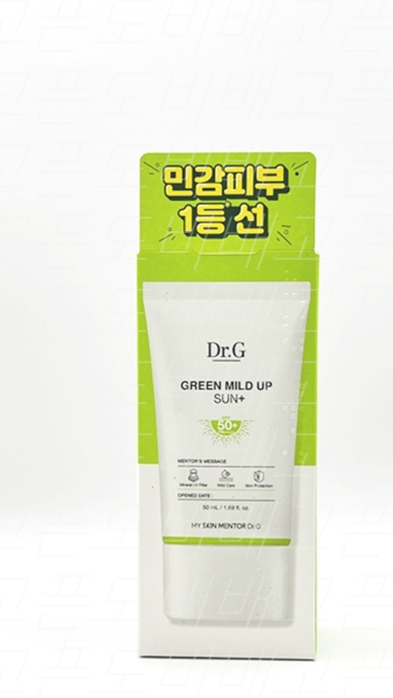 [미사용/새제품]닥터지 그린 마일드 업 선 플러스 50mL 무기자차 선크림 이미지