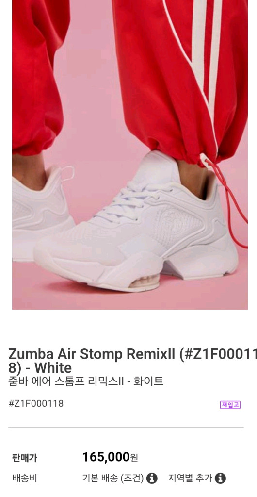 줌바웨어,줌바신발 이미지