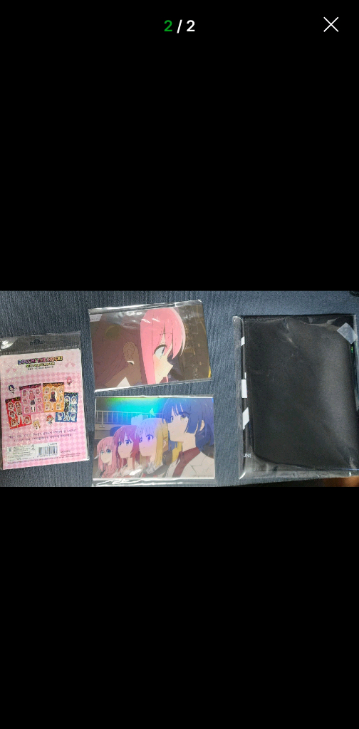 봇치 더 록 국내 상영 특전 3종 및 스티커 씰 북 일괄 세트 이미지