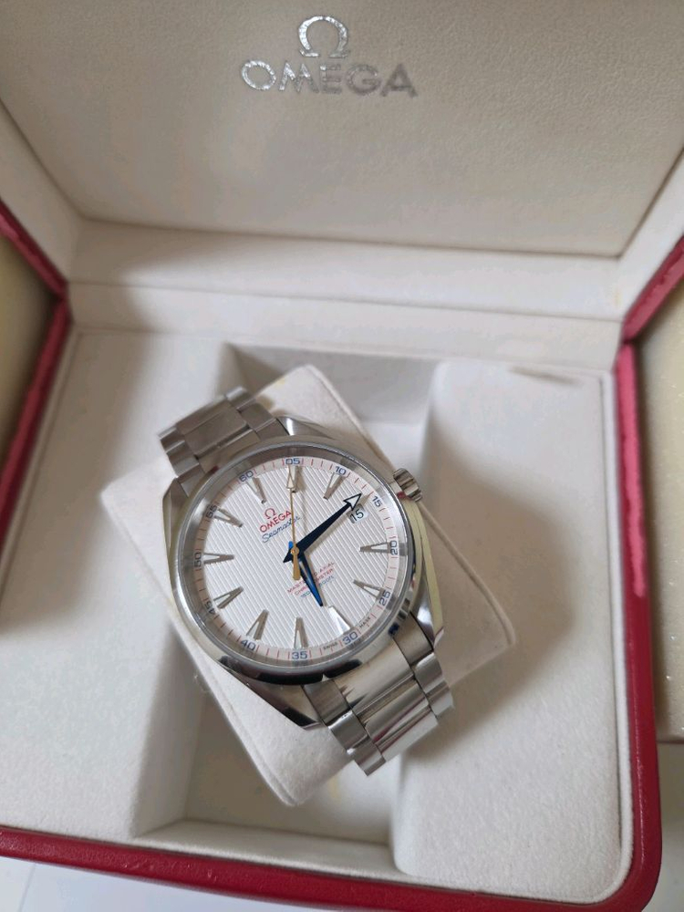 오메가 씨마스터 아쿠아테라 150M 41.5mm 골프 에디션 2015.04국내 풀셋 이미지