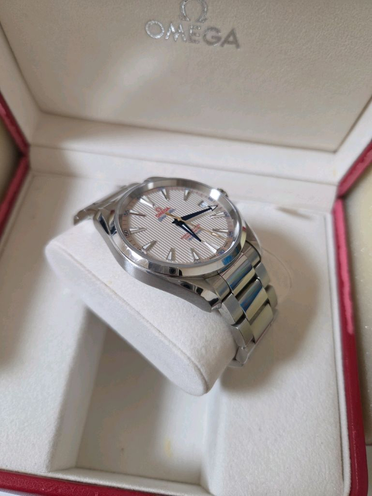 오메가 씨마스터 아쿠아테라 150M 41.5mm 골프 에디션 2015.04국내 풀셋 이미지