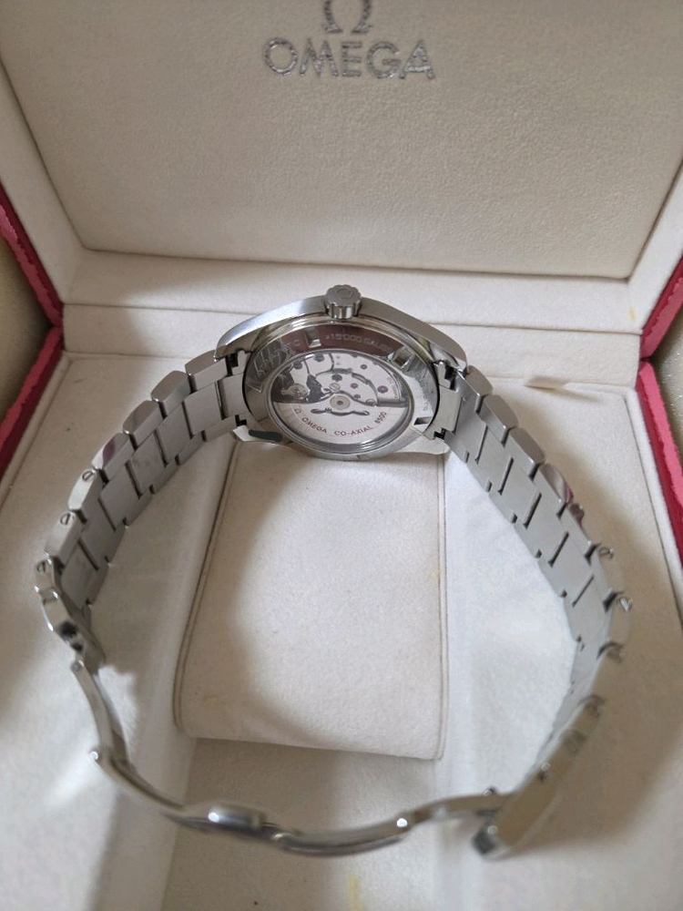 오메가 씨마스터 아쿠아테라 150M 41.5mm 골프 에디션 2015.04국내 풀셋 이미지