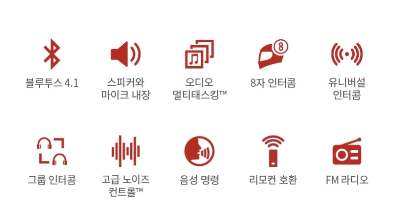 [신품] 세나 모멘텀 프로 -인터콤 블투 내장카메라- 이미지