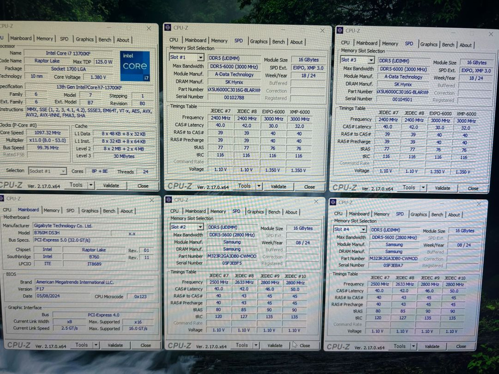 i7-13700KF + B760M (기가바이트) 이미지