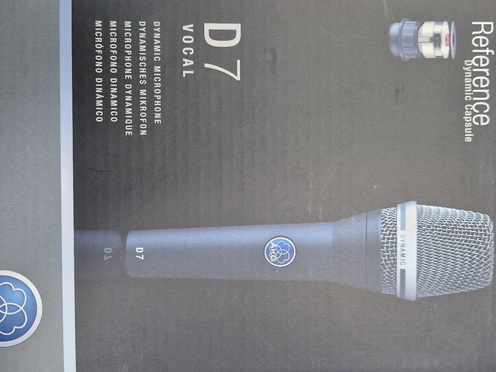 [미사용새상품] AKG D7 보컬 다이나믹 마이크 이미지