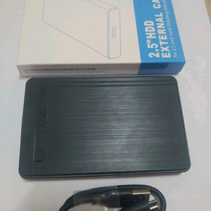 2.5인치 외장하드 새것/미사용/빠른인식/케이스케이블포함 이미지