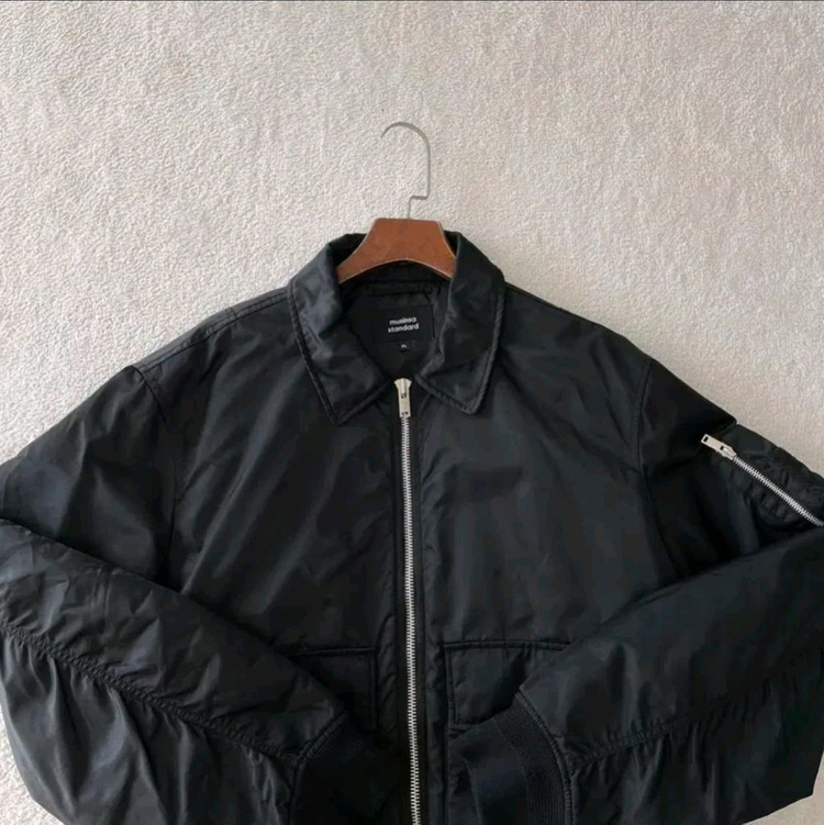 무신사 스탠다드 칼라드 봄버 자켓 XL A-2스타일 이미지