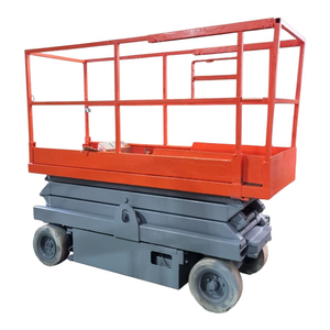 고소작업대 중고 장비 작업높이 7.8m 발판높이 5.8m 폭 0.8m 길이 1.6m 높이2m 무게 1170kg 이미지