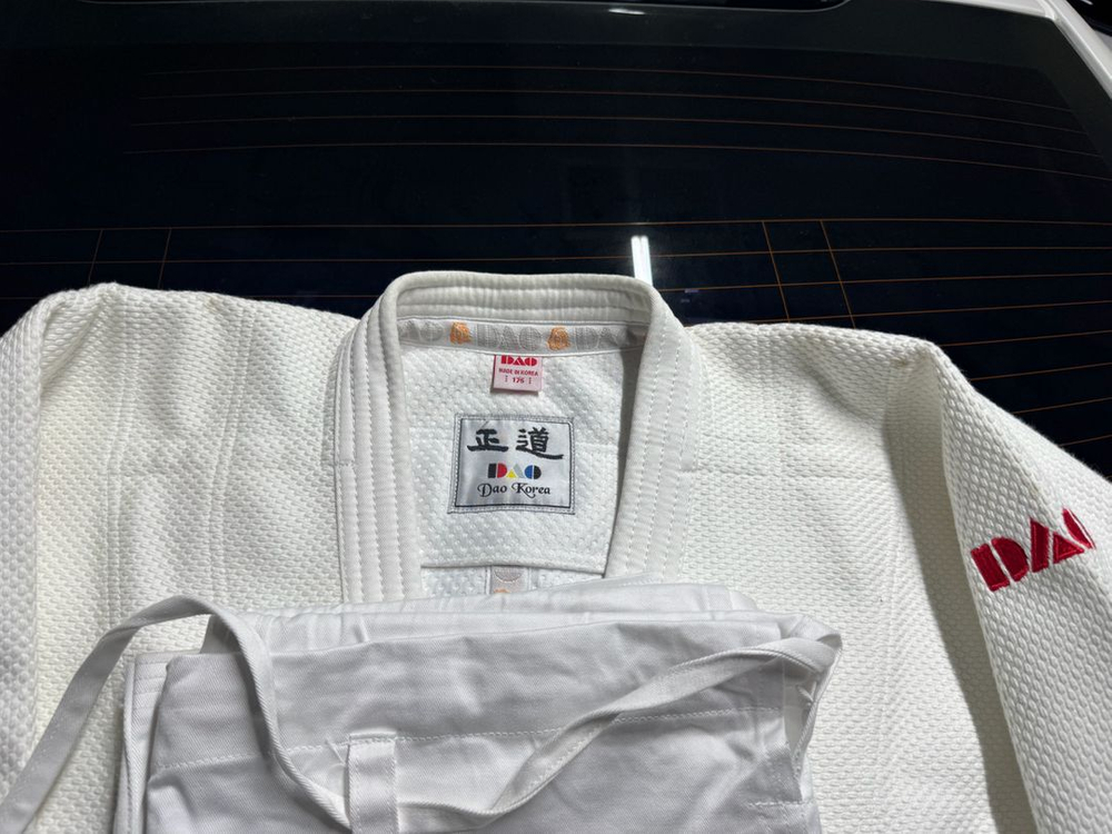 다오 선수용 유도복 백색 175사이즈 이미지