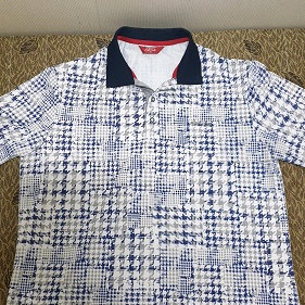 팬텀 남성 하운드 투스 체크 폴로 반팔 티셔츠 이미지