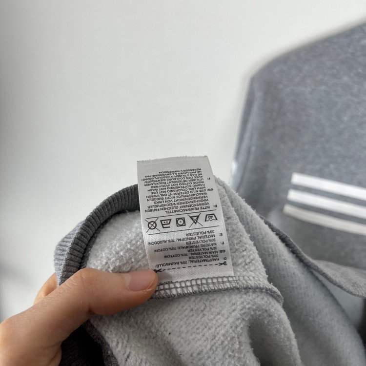 아디다스/기모 맨투맨 긴팔 티 남M 95/라덴 이미지