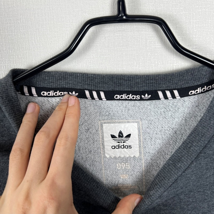 아디다스/기모 맨투맨 긴팔 티 남95 M/라덴 이미지