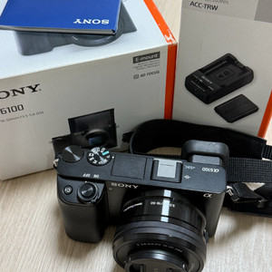 소니 a6100 번들세트, 여친렌즈 포함