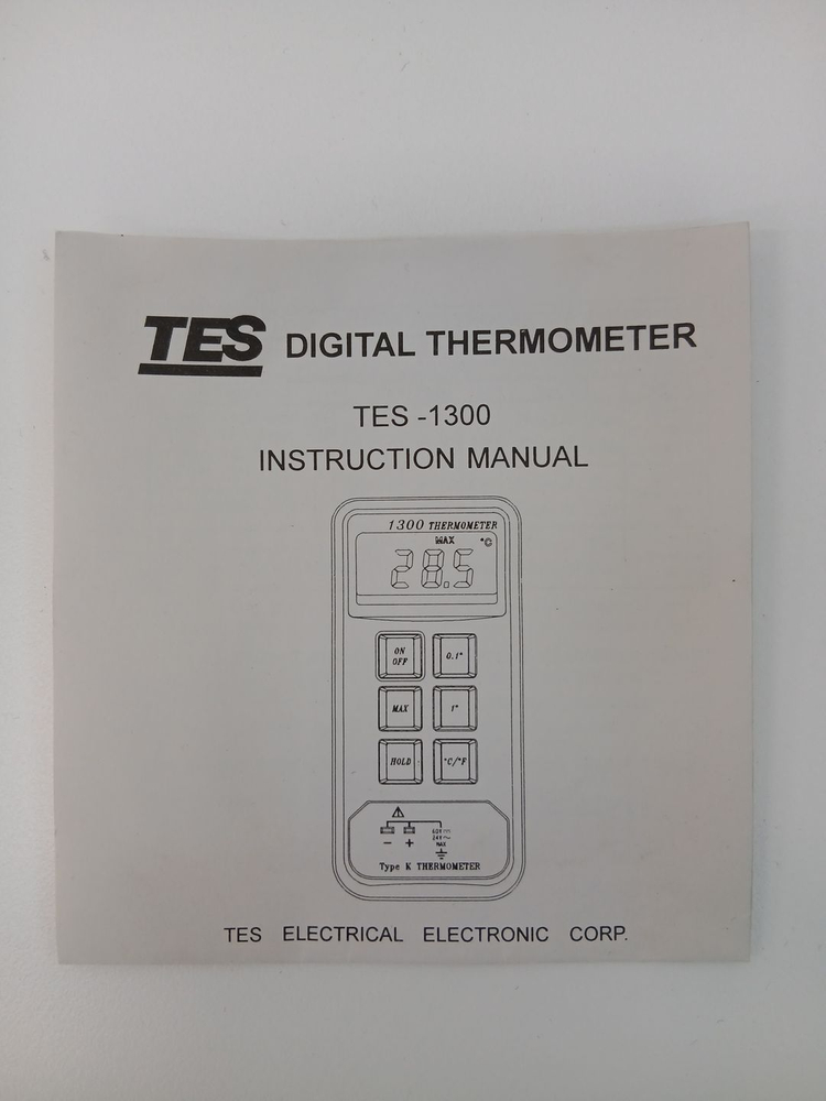 디지털 온도측정기 TES-1300 대만산/정밀/온도/표면/액상/물/대기/휴대용/THERMOMET 이미지