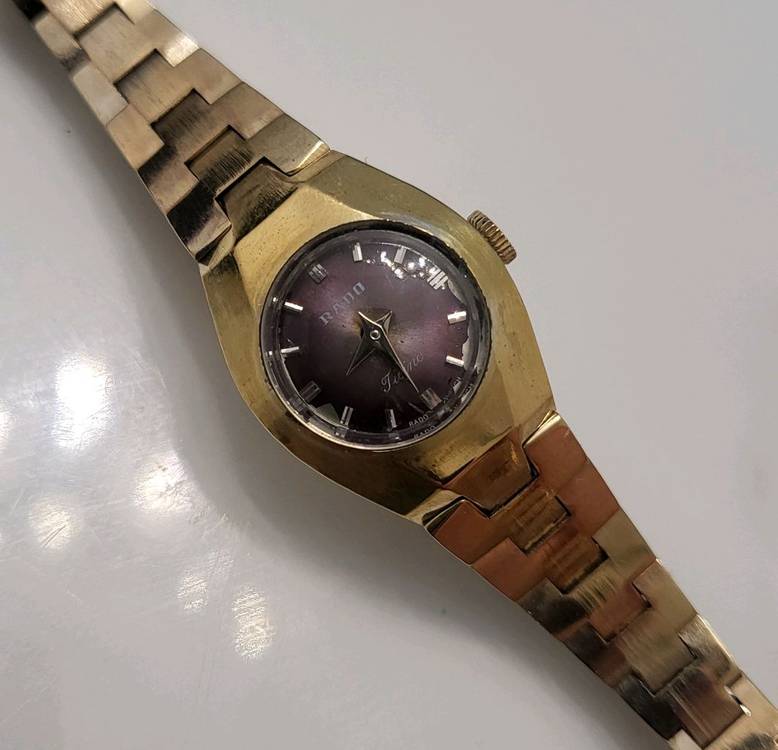 라도 RADO 여성 빈티지 오토매틱 손목 시계 여성 이미지