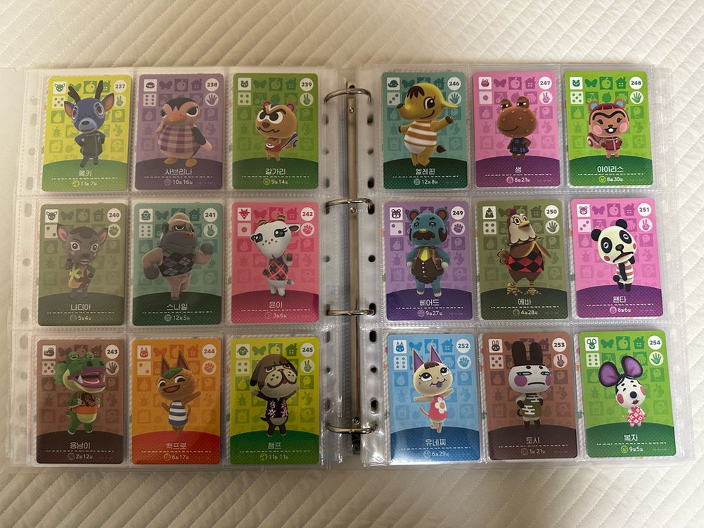 택포) 동물의숲 아미보카드 3탄 올클리어 100장 일괄판매 이미지