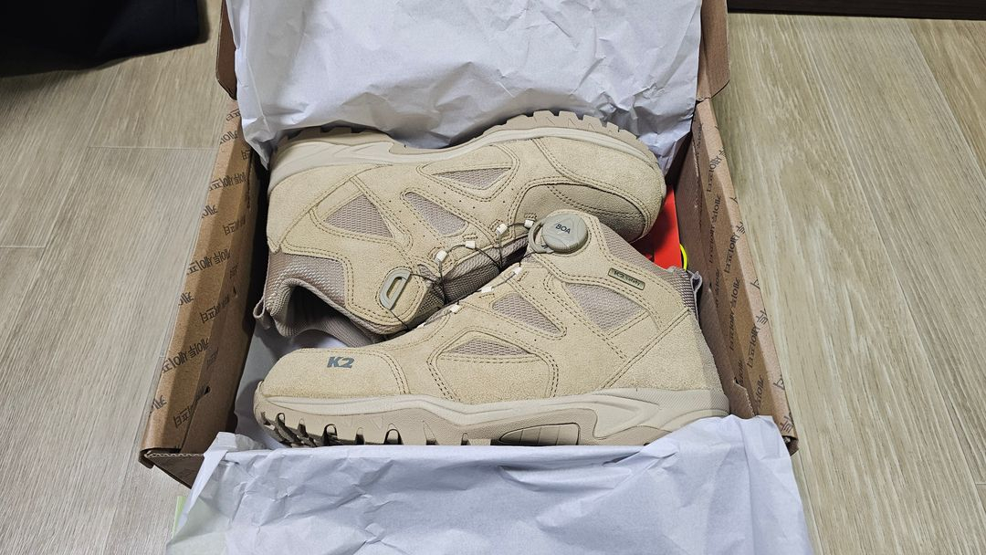 [새상품] K2 안전화 K2-67S(사막화) 270mm 1개 팝니다. 이미지