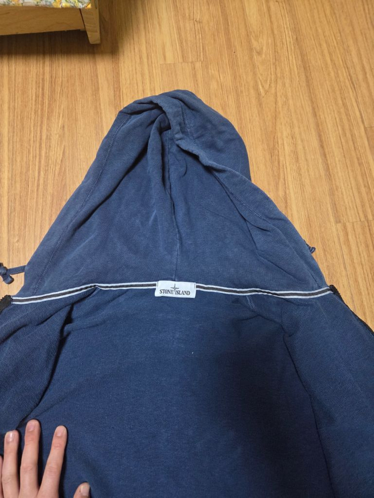 스톤아일랜드 네이비 후드집업 XL 이미지