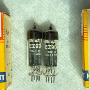 Philips필립스 EZ90/6X4 정류관. 사각게터 NOS NIB 메치페어 판매 이미지