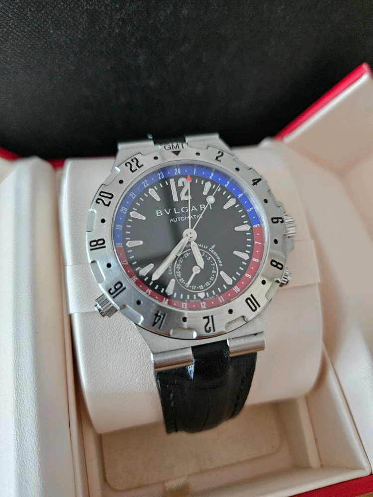 (정식오버홀 밴드교체완료)불가리 디아고노 프로페셔널 GMT 오토 40밀리 이미지