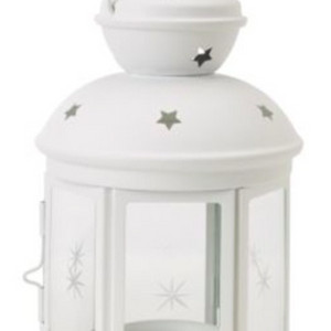 이케아 ROTERA 미니 양초 랜턴(화이트) 이미지