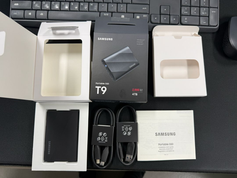 삼성 T9 ssd 4tb 국내정품 30년6월 보증 이미지