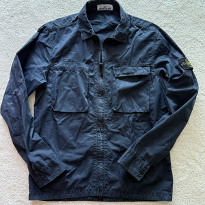 스톤아일랜드 올드이펙트 오버셔츠 네이비 컬러 L사이즈 이미지