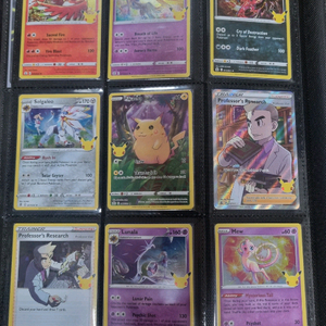 포켓몬카드 25주년 북미 영문판 25종 일괄 이미지