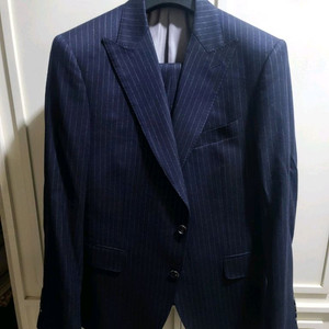 캠브리지멤버스 / 이태리 까노니꼬 플란넬 울 와이드 피크드라펠 셋업 수트 / 100-103, 32-33 이미지