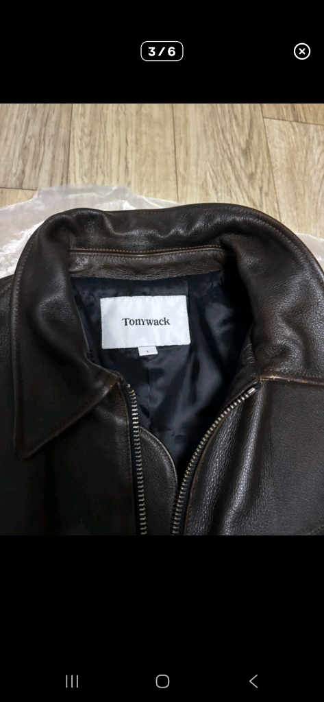 토니웩 크롭 레더자켓 L 이미지