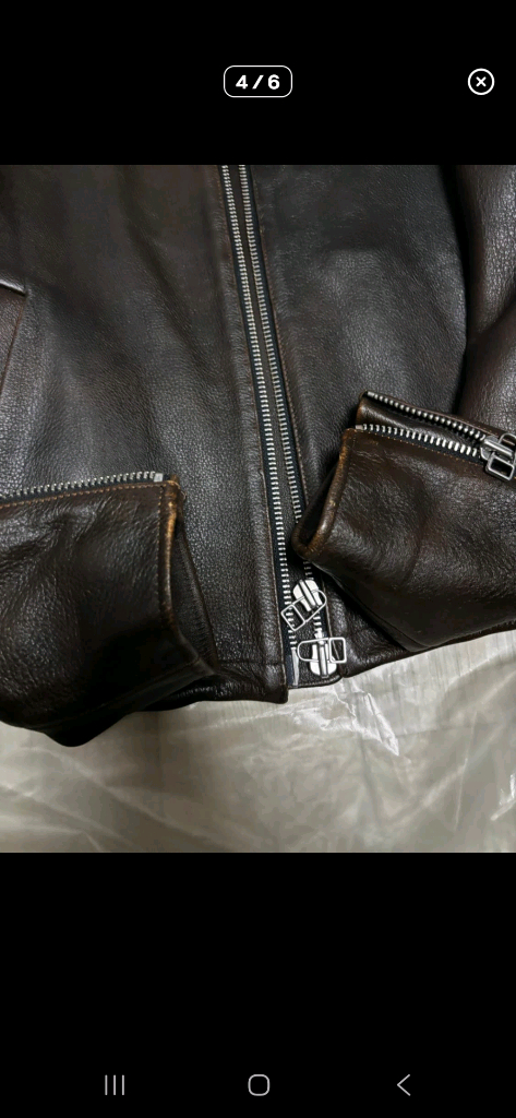 토니웩 크롭 레더자켓 L 이미지