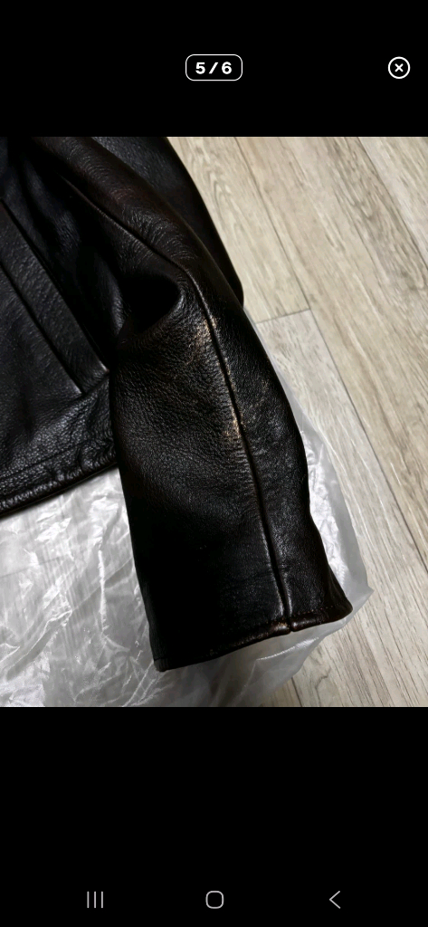 토니웩 크롭 레더자켓 L 이미지