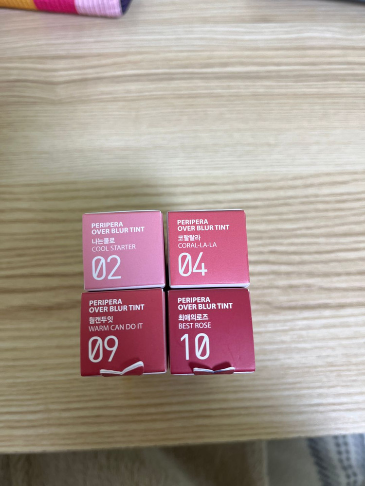 3CE, 페리페라, 데이지크, 로쎄앙, 컬러그램, 릴리바이레드, 롬앤 이미지