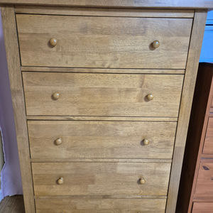 인아트 원목 5단 서랍장 이미지