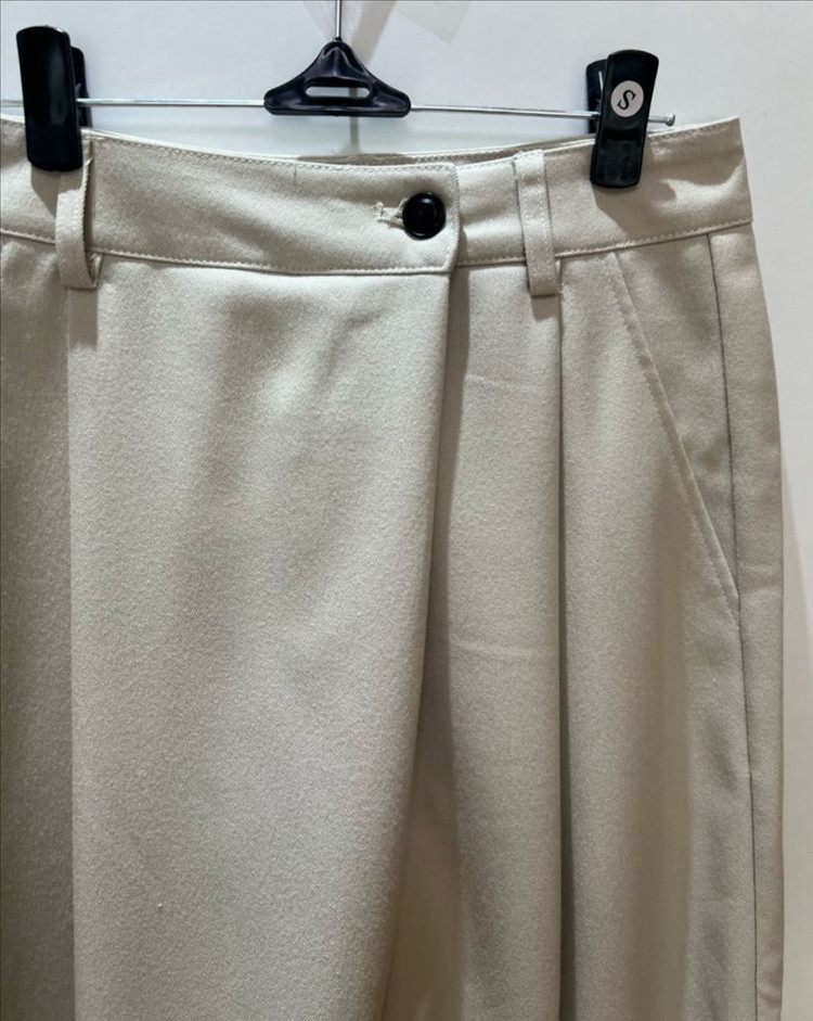 하이웨이스트 와이드 랩 슬랙스(s) 이미지