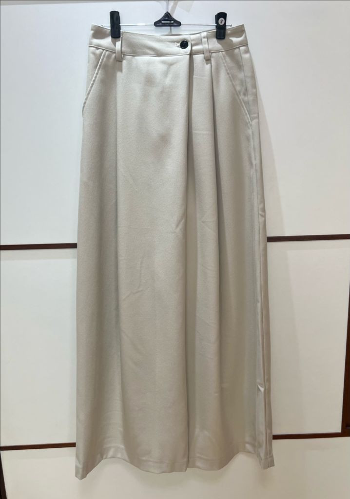 하이웨이스트 와이드 랩 슬랙스(s) 이미지