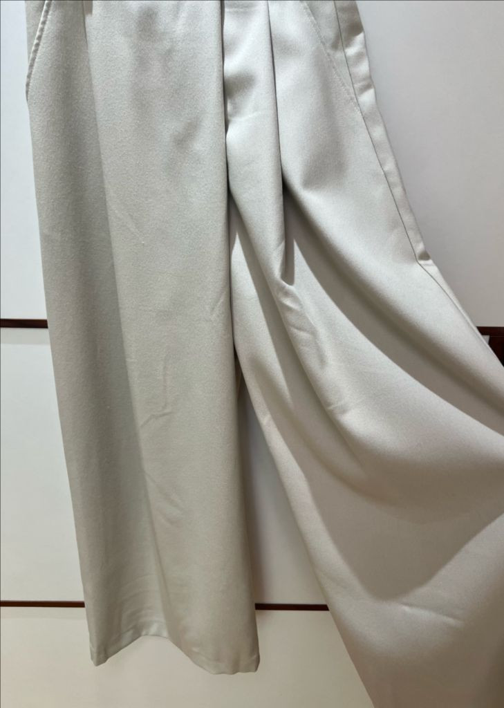 하이웨이스트 와이드 랩 슬랙스(s) 이미지