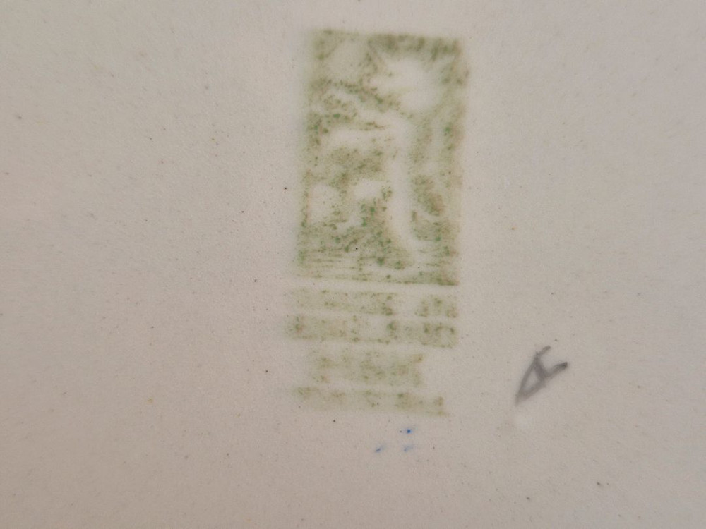 영국 엔틱 부스 앤 컥험 사각 접시 이미지